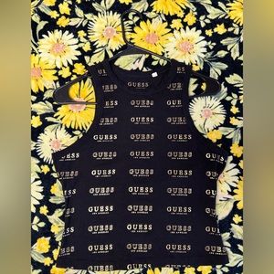 Cute Guess tank top Black&Gold Medium